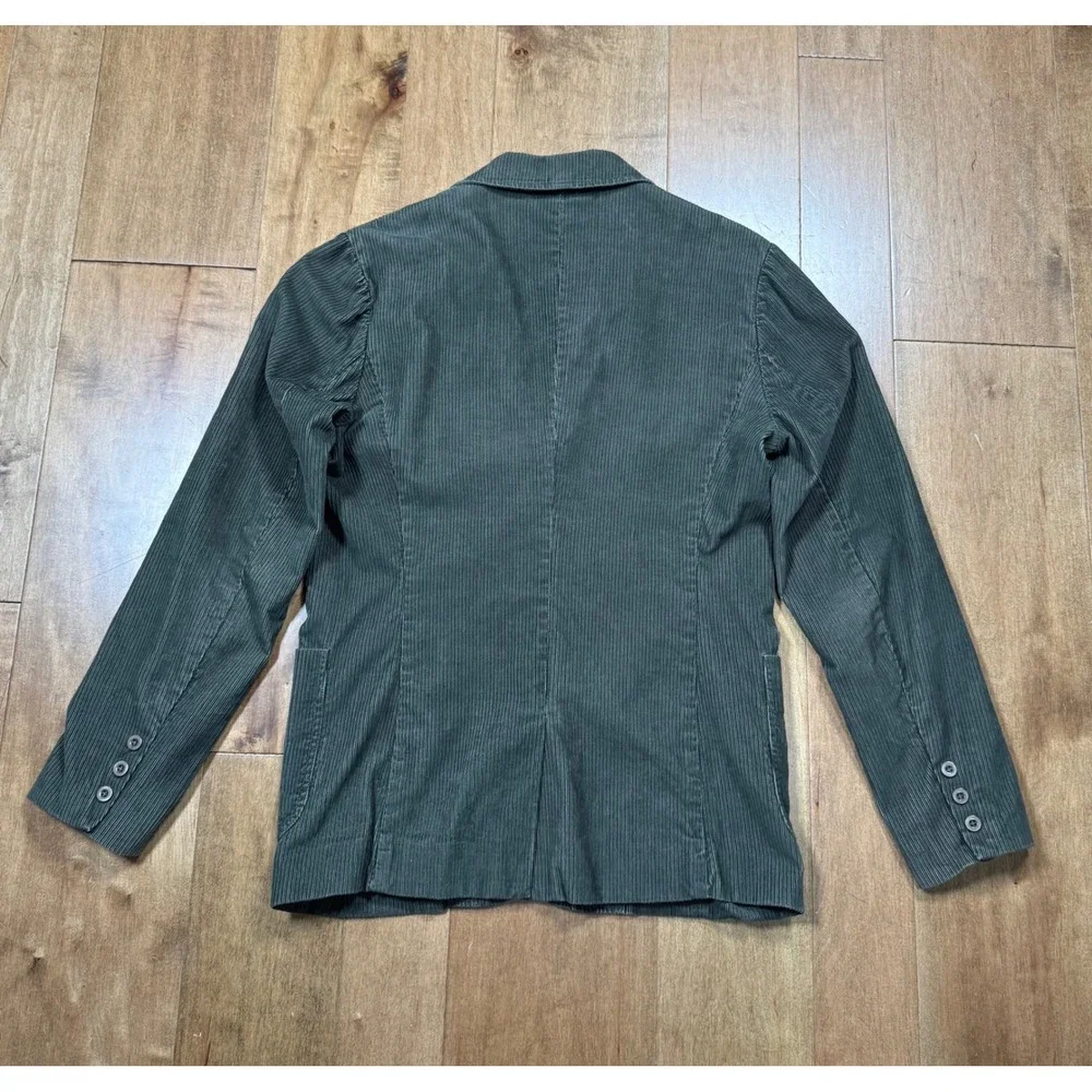 Guess Blazer Sports Jacket Corduroy Army Green Mens Size Medium Y2K Vtg‎
